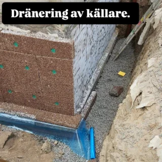Dränering av källare