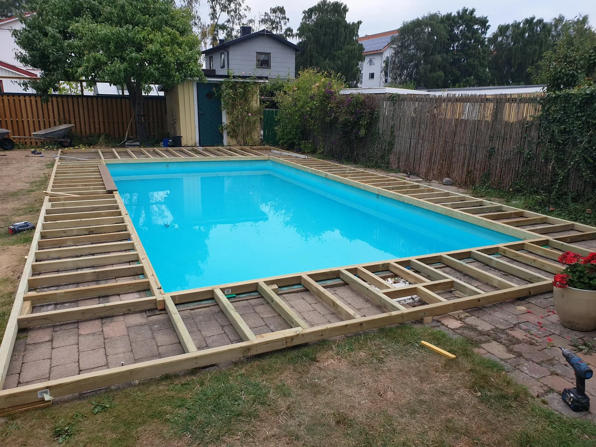 Pooltak och trall